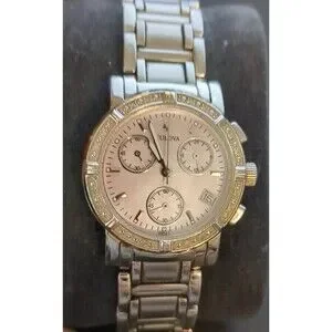 Bulova | Accessories | Bulova Chrono Pink Mop Ss Diamond  display picture 3